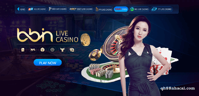 Tùy chọn Bbin Live Casino sau khi tải QH88 